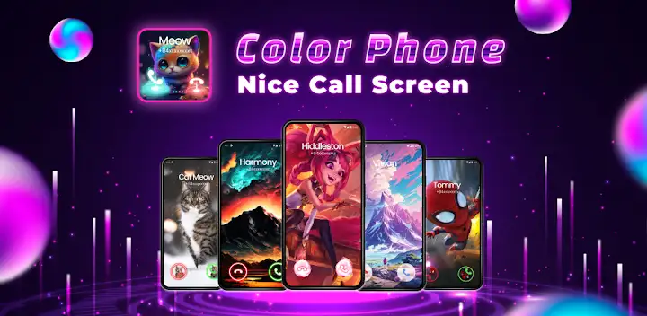Color Phone: Call Screen Theme — Android app banner