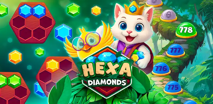 Hexa Diamonds — Android game banner