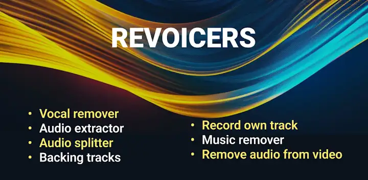 Vocal Remover & Audio Splitter — Android app banner