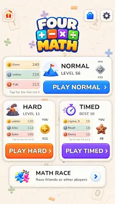 Fourmath: Math Puzzle screenshot 2