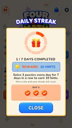 Fourmath: Math Puzzle screenshot 5