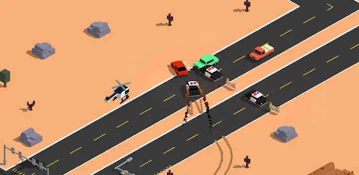 Smashy Road: Wanted — Android game banner