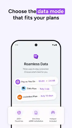 Roamless: eSIM & 2nd Number screenshot 2