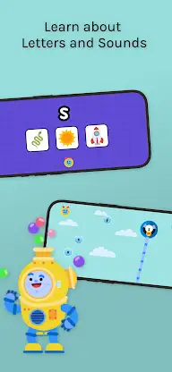 Robot Reading: Kids Phonics screenshot 1
