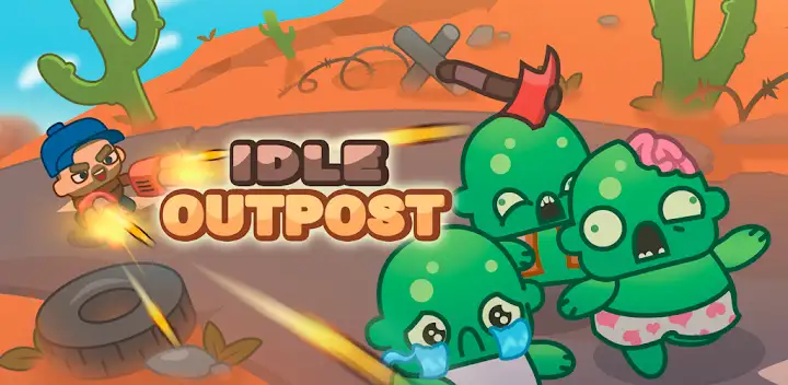 Idle Outpost: Upgrade Games — Android game banner