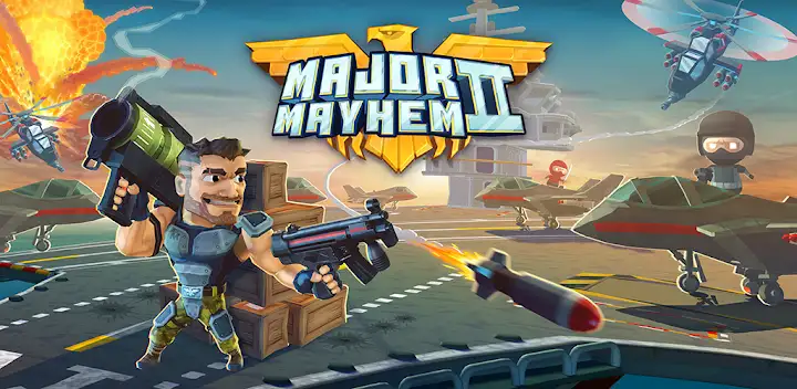 Major Mayhem 2 - Shooting Game — Android game banner
