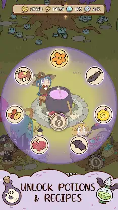 Potions & Spells: Idle Witches screenshot 6