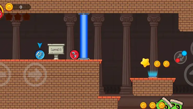 Roller Ball Blue screenshot 3