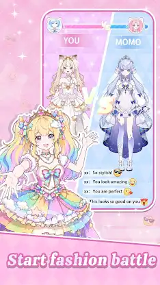 Momo Dress up game screenshot 5