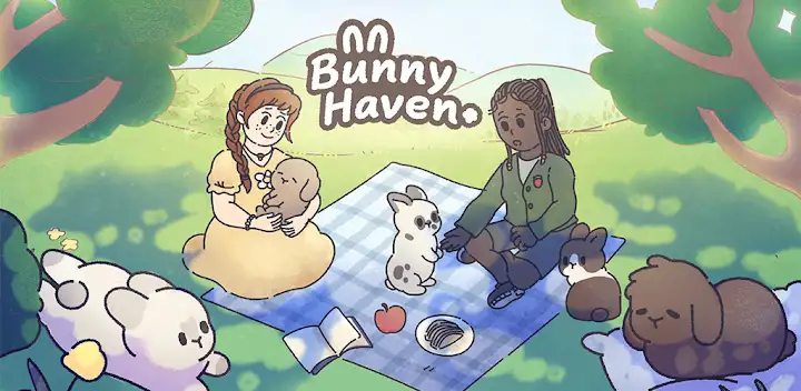 Bunny Haven - Cute Cafe — Android game banner