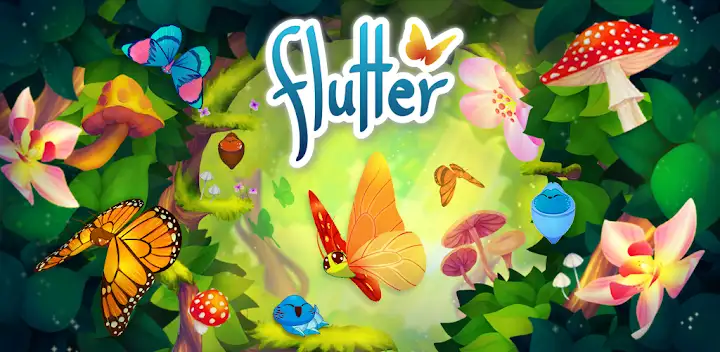 Flutter: Butterfly Sanctuary — Android game banner