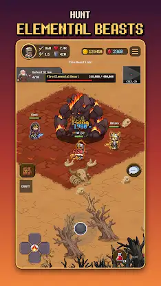 Rune Sands: Pixel MMORPG screenshot 2