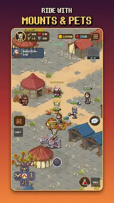 Rune Sands: Pixel MMORPG screenshot 3
