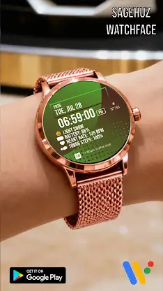 A071 Gradient Color Watch Face screenshot 3