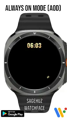 A141 Gold Skeleton Watchface screenshot 2