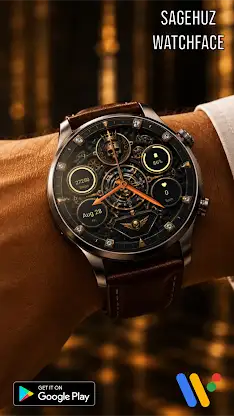 A142 Gold Skull Watchface screenshot 7
