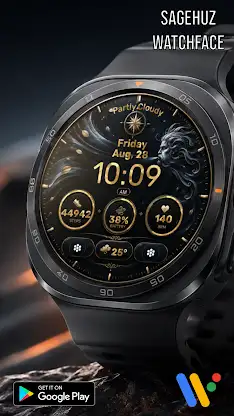A150 Wind Watch Face screenshot 2