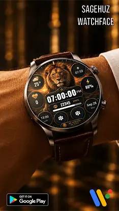 A171 Lion Watchface screenshot 3
