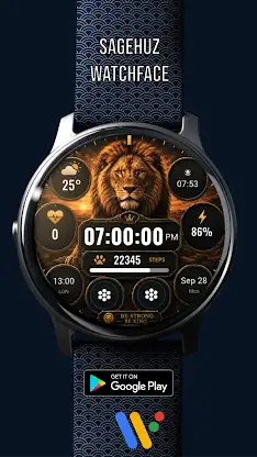 A171 Lion Watchface screenshot 2