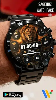 A171 Lion Watchface screenshot 8