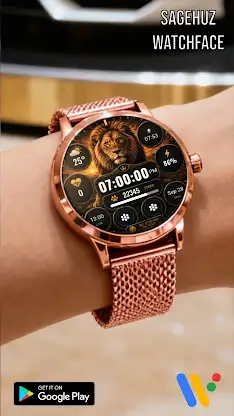 A171 Lion Watchface screenshot 4