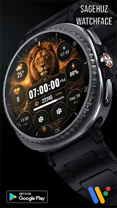 A171 Lion Watchface screenshot 6