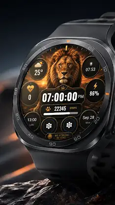 A171 Lion Watchface screenshot 7