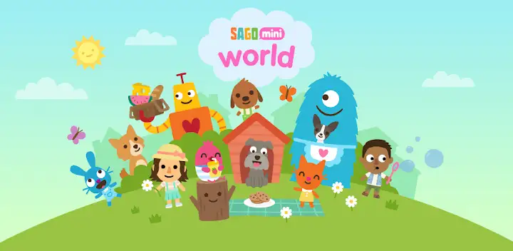 Sago Mini World: Kids Games — Android game banner