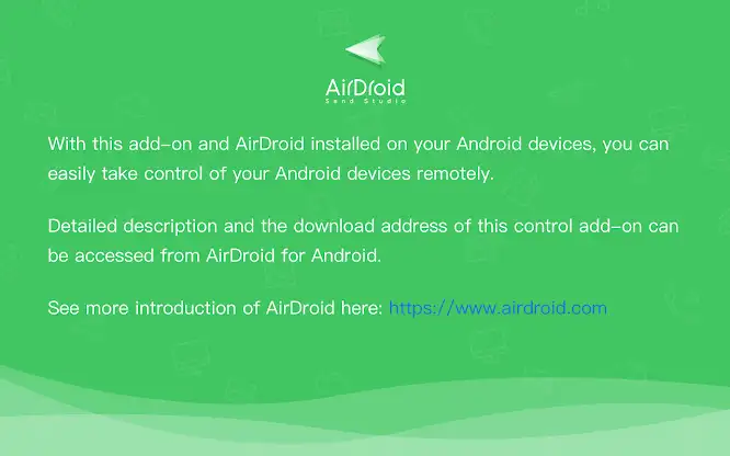 AirDroid Control Add-on screenshot 1