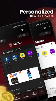 Santa Browser : Fast & Safe screenshot 5