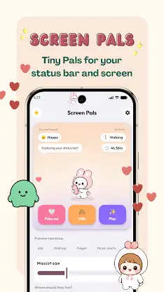 Shimeji Pets Cute: Screen Pals screenshot 1