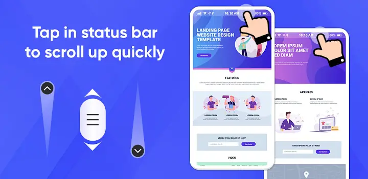 Tap Scroll - Perfect Scroll — Android app banner