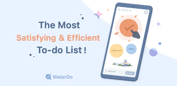 WaterDo:To Do List & Schedule — Android app banner