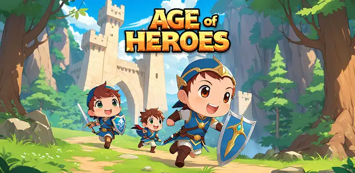 Age of Heroes: Strategy Battle — Android game banner