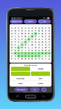 Worldwide word search screenshot 1
