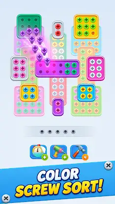 Boltrix: Color Screw Sort screenshot 1