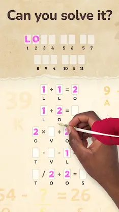 Letter Math－Cross Logic Puzzle screenshot 1