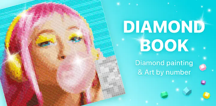 Diamond Book: Diamond Painting — Android game banner