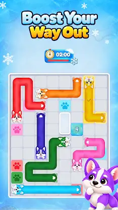 Corgi Flow: Color Line Puzzle screenshot 4