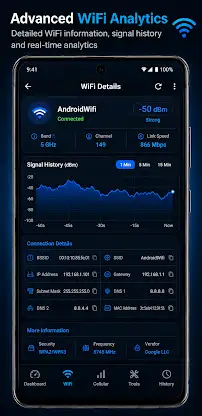 Signal Strength Checker: WIFI screenshot 3