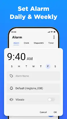 Alarm Clock- Stopwatch & Timer screenshot 2
