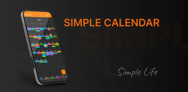 Simple Calendar — Android app banner