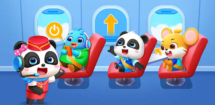Baby Panda's Airport — Android game banner
