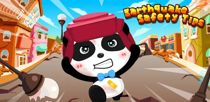 Baby Panda Earthquake Safety 1 — Android game banner
