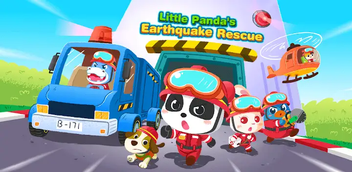 Baby Panda Earthquake Safety 3 — Android game banner