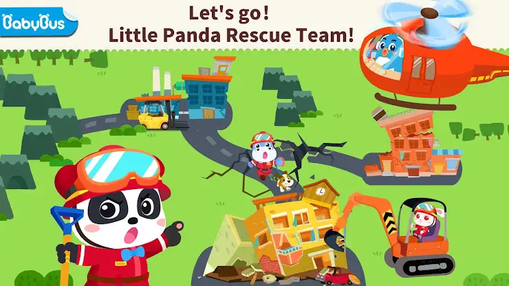 Baby Panda Earthquake Safety 3 screenshot 1