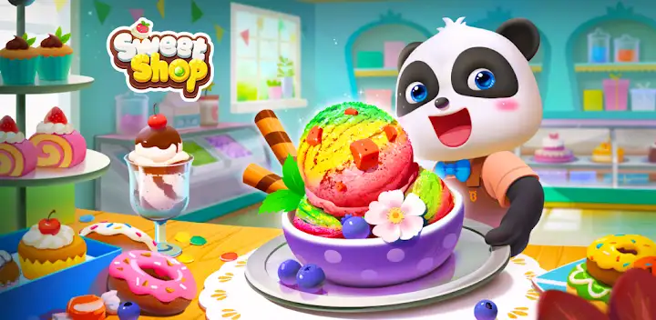 Baby Panda's Sweet Shop — Android game banner