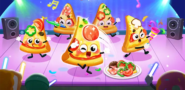 Baby Panda's Food Party — Android game banner