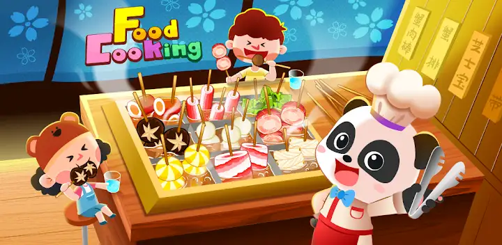 Little Panda's Food Cooking — Android game banner