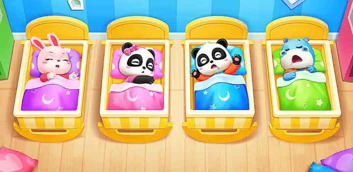 Baby Panda Kindergarten — Android game banner